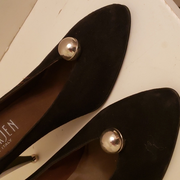 ♤ Luc Berjen Vintage Black Heels - Picture 6 of 8